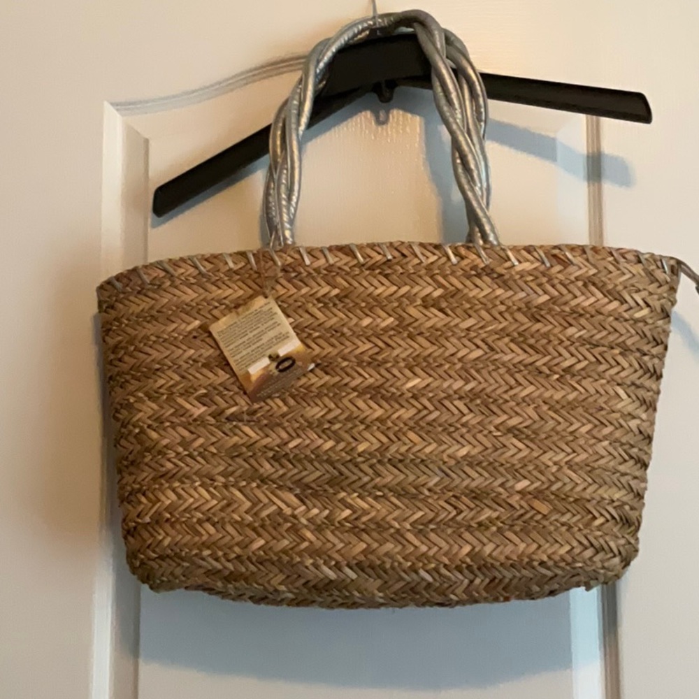 Bamboo beach bag